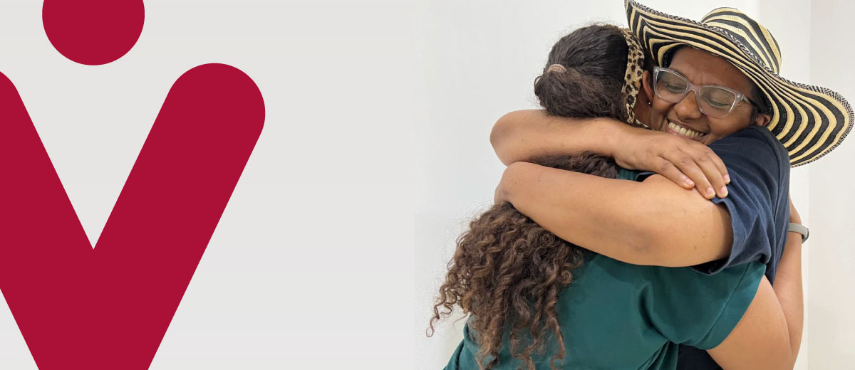 Banner abrazo de Namides Patricia Cuesta